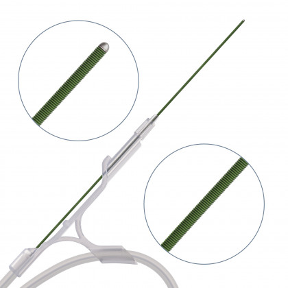 Urology guidewires with PTFE coating straight tip