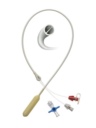 Rectal double lumen urodynamic catheter